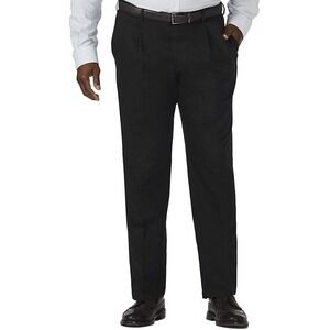 NWT Haggar Men's Work to‎ Weekend Classic Fit, Black, 42x32